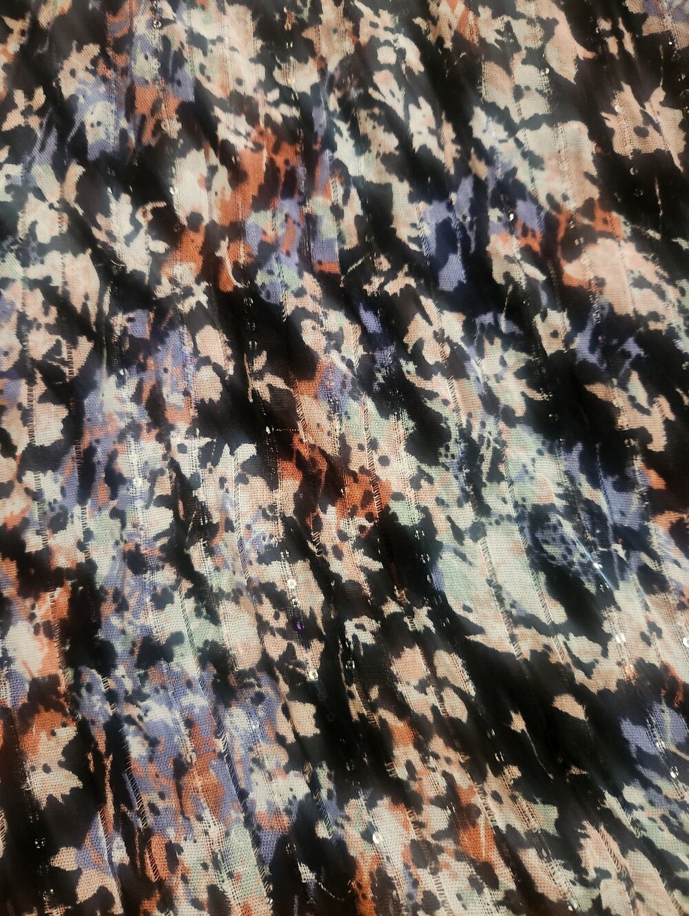 Joe Boxer Patterned Infinity Scarf Multi Color - Picture 3 of 5